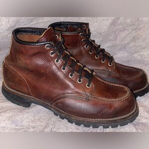 Red Wing 8146 Roughneck 6-Inch Moc Leather Lace Up Work Boots Heritage USA 10 D